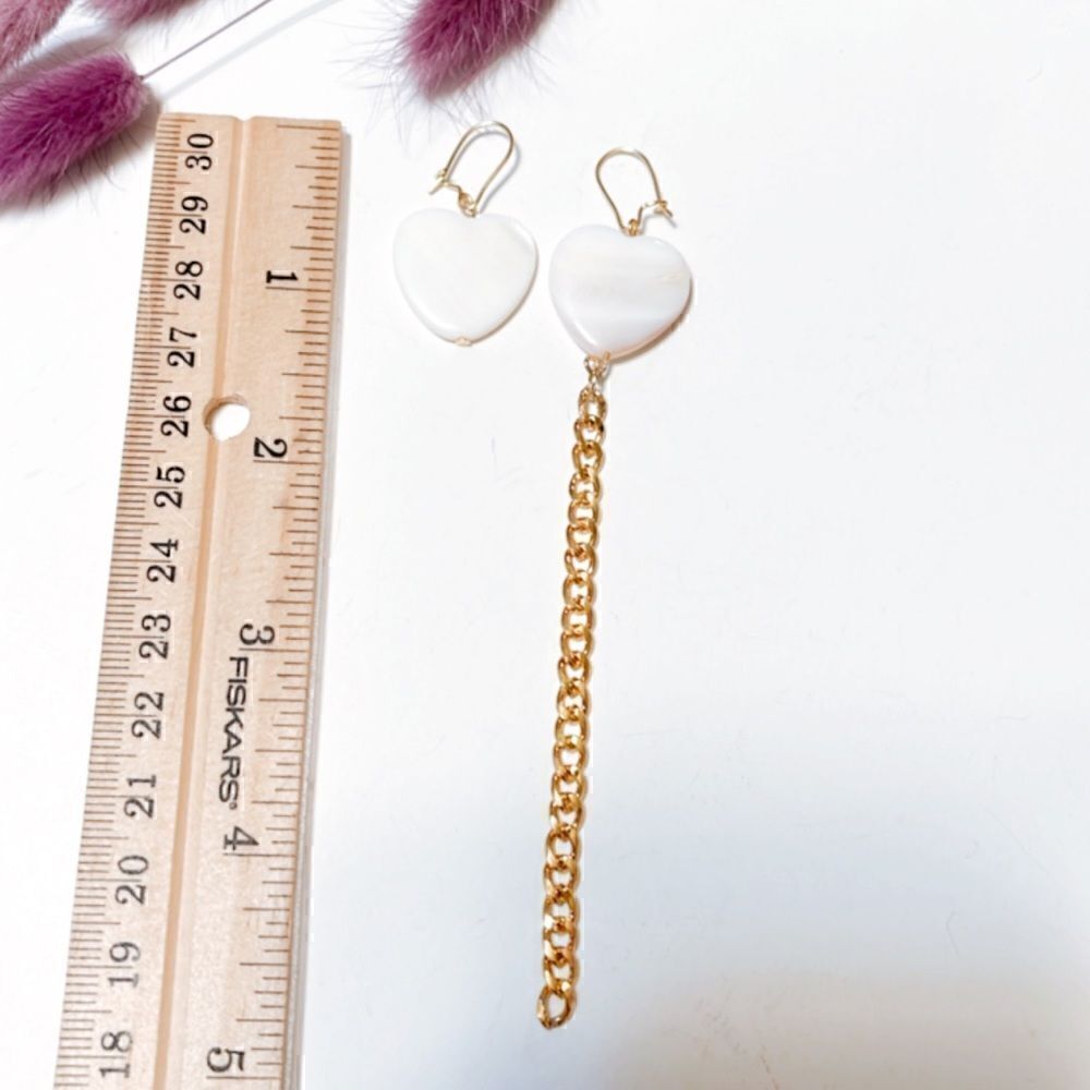 Heart earrings R 439 - Picture 4 of 5